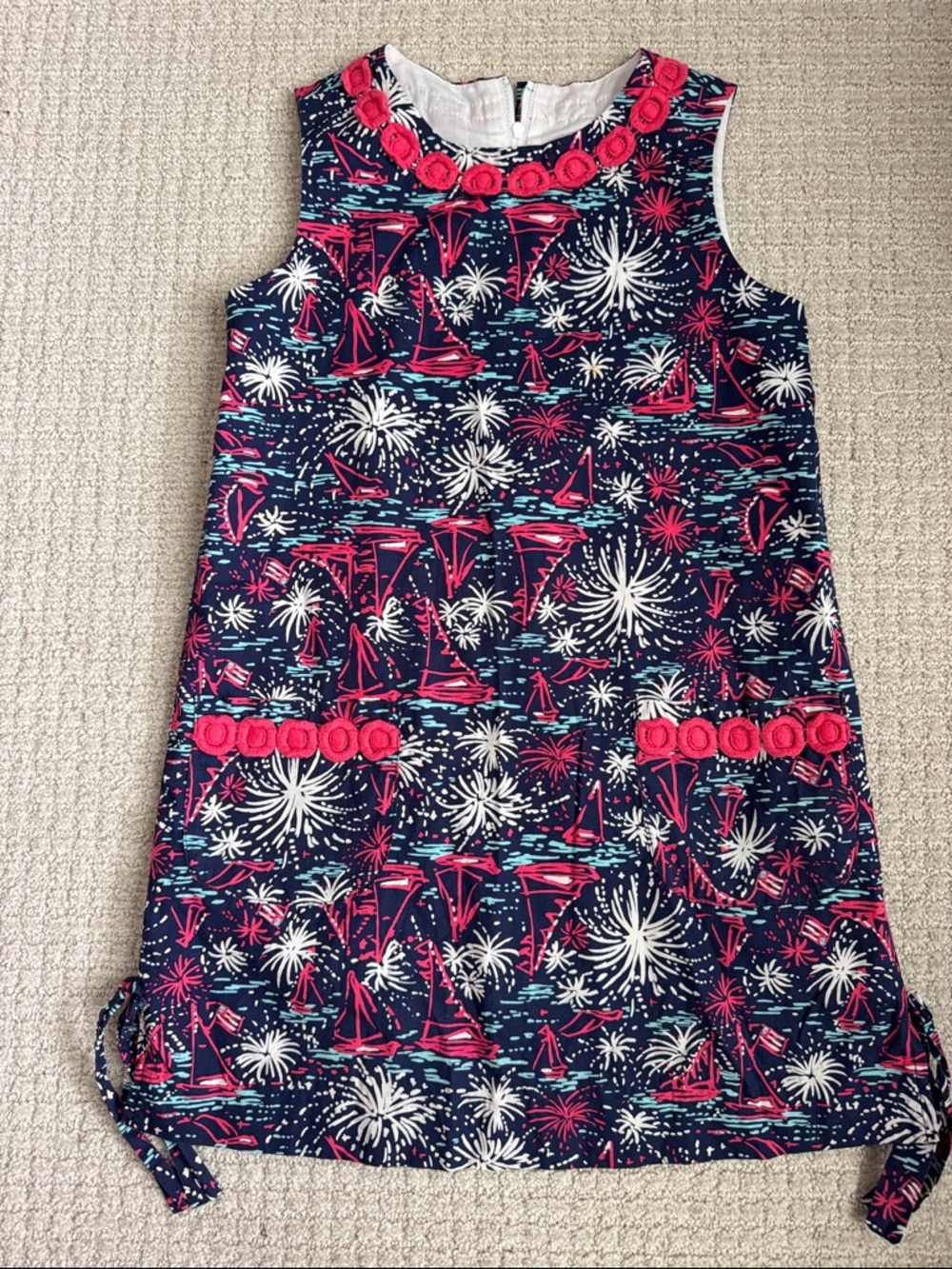 Lilly Pulitzer Rare Sparks Fly fireworks shift dress
